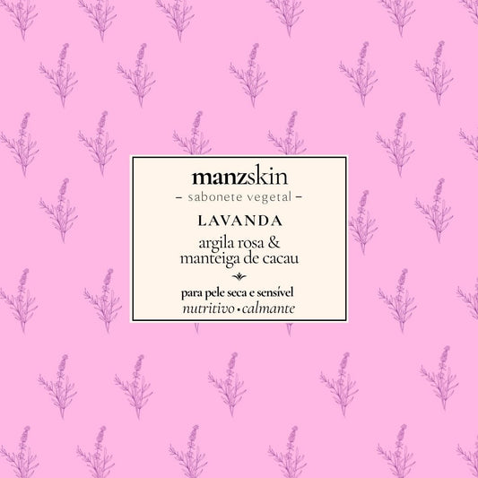 argila rosa, manteiga de cacau & lavanda